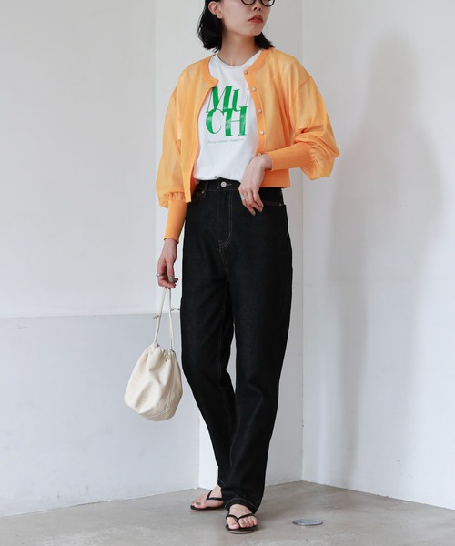 feepur（フェピュール）の「MUCH光沢ラバーTee（Tシャツ/カットソー・レディース・ホワイト/オフホワイト/ホワイト×ブラック・MEDIUM）」の7枚目の写真