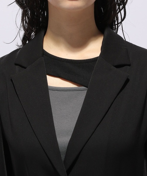 HARE（ハレ）の「TOROMIジャケット(HARE)（テーラードジャケット・レディース・ブラック/グリーン系その他・FREE）」の10枚目の写真