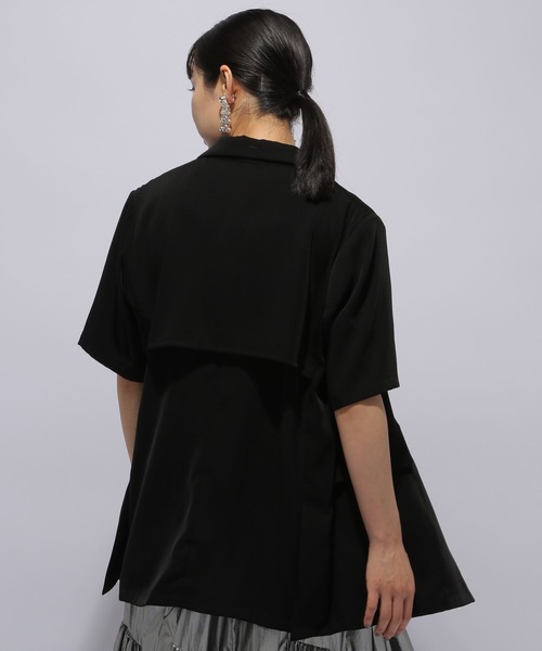 HARE（ハレ）の「TOROMIジャケット(HARE)（テーラードジャケット・レディース・ブラック/グリーン系その他・FREE）」の22枚目の写真