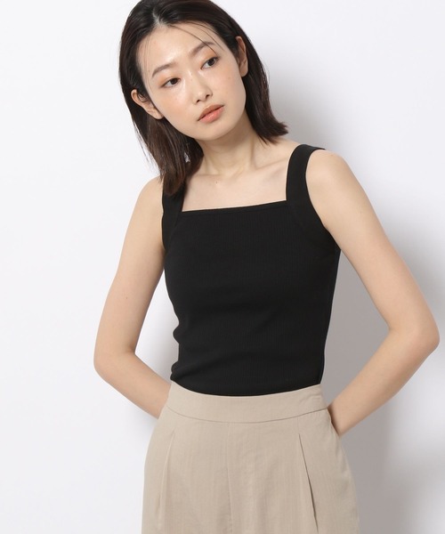 LAKOLE（ラコレ）の「テレコワイドストラップタンクトップ / 276570（タンクトップ・レディース・ブラック/オフホワイト/バイオレット/ライトベージュ・SMALL/MEDIUM）」の18枚目の写真