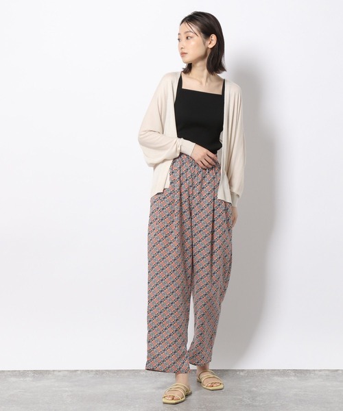 LAKOLE（ラコレ）の「テレコワイドストラップタンクトップ / 276570（タンクトップ・レディース・ブラック/オフホワイト/バイオレット/ライトベージュ・SMALL/MEDIUM）」の14枚目の写真