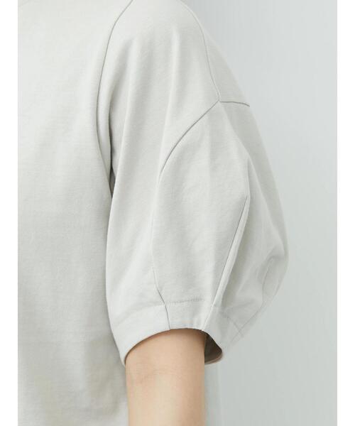 KBF（ケイビーエフ）の「KBF.袖デザインTシャツ（Tシャツ/カットソー・レディース・ライトグレー/ブラック/ブルー/グリーン/ラベンダー・FREE）」の21枚目の写真