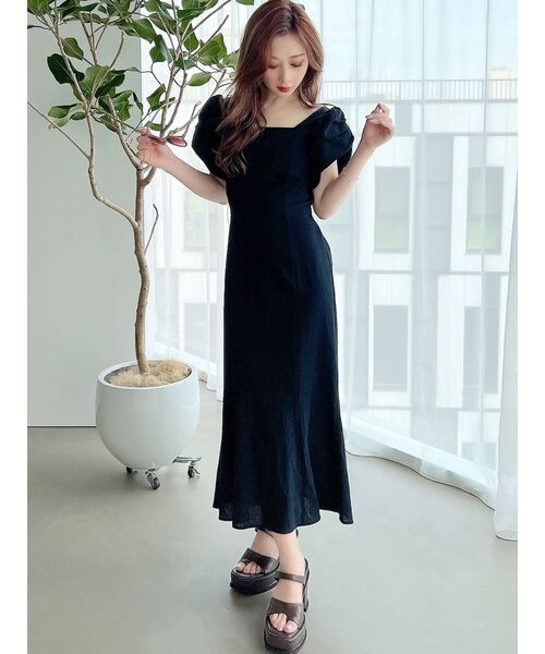 RESEXXY（リゼクシー）の「スクエアトゥチャンキーヒールサンダル（サンダル・レディース・ブラック/ブラウン/ベージュ・SMALL/MEDIUM/LARGE）」の15枚目の写真