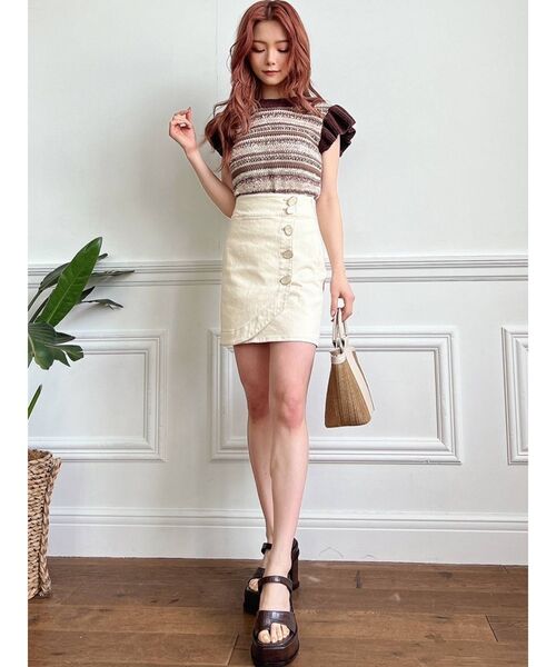 RESEXXY（リゼクシー）の「スクエアトゥチャンキーヒールサンダル（サンダル・レディース・ブラック/ブラウン/ベージュ・SMALL/MEDIUM/LARGE）」の19枚目の写真