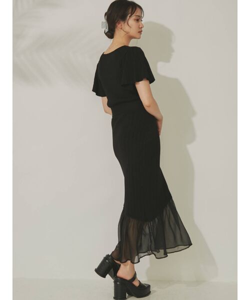 RESEXXY（リゼクシー）の「スクエアトゥチャンキーヒールサンダル（サンダル・レディース・ブラック/ブラウン/ベージュ・SMALL/MEDIUM/LARGE）」の11枚目の写真