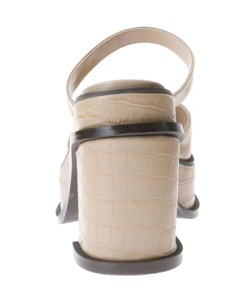 RESEXXY（リゼクシー）の「スクエアトゥチャンキーヒールサンダル（サンダル・レディース・ブラック/ブラウン/ベージュ・SMALL/MEDIUM/LARGE）」の7枚目の写真