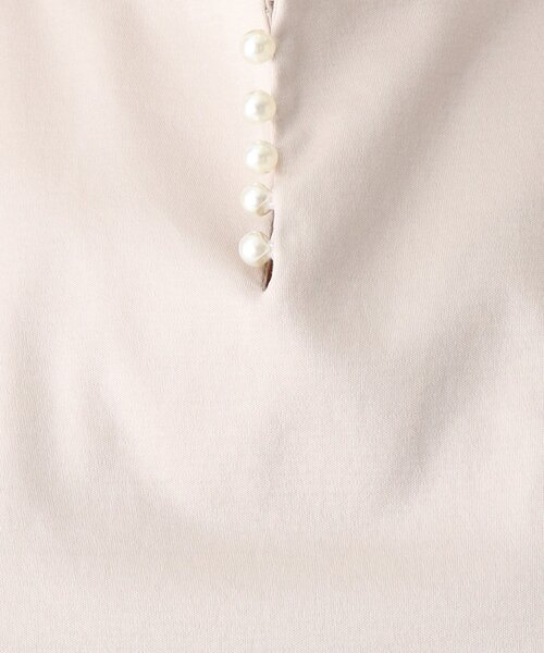 index（インデックス）の「◆コットンシルケットフロントフェイクパールカットソー【WEB限定サイズ】（Tシャツ/カットソー・レディース・ライトグレー/ネイビー/ブルー/ホワイト系/ダークベージュ・40/38/36/42）」の22枚目の写真