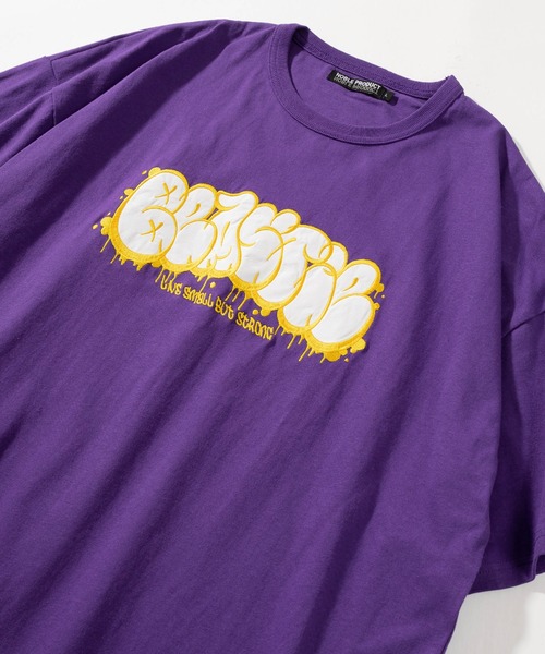 90s   背面超ビッグ刺繍 アーチロゴ 長袖シャツ make a ray!（メイク ア レイ！）の「ビッグシルエット