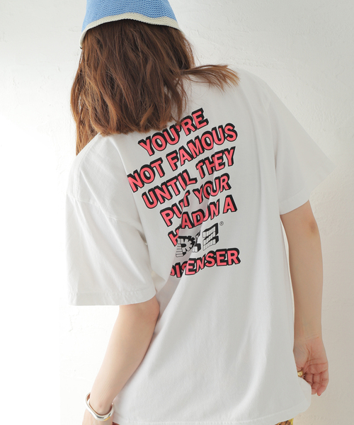 GOOD ROCK SPEED(グッドロックスピード)の「【GOOD ROCK SPEED/グッドロックスピード】 PEZ T(Tシャツ/カットソー・レディース・ホワイト/ブラック・MEDIUM/LARGE)」の4枚目の写真