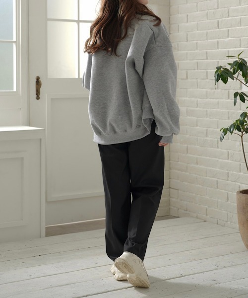 t a r o s u(タロス)の「high waist slacks/ハイウェストスラックス(スラックス・レディース・ブラック/グレー・FREE)」の12枚目の写真