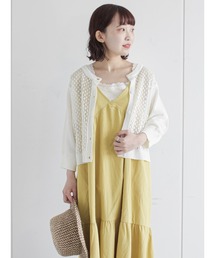 ehka sopo | 透かし編みカーディガン(カーディガン/ボレロ)