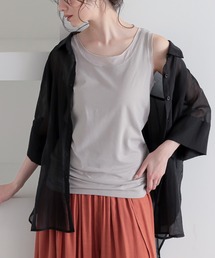 osharewalker | 『シアーメッシュ切替タンクトップ』(タンクトップ)