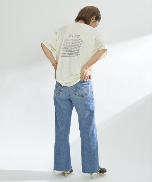 plage（プラージュ）の「【ANINE BING/アニービン】 LILI TEE BIKER Tシャツ（Tシャツ/カットソー・レディース・ホワイト系その他・FREE）」の2枚目の写真