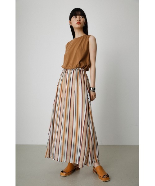 2WAY STRIPE COMBI ONEPIECE/2WAYストライプコンビワンピース