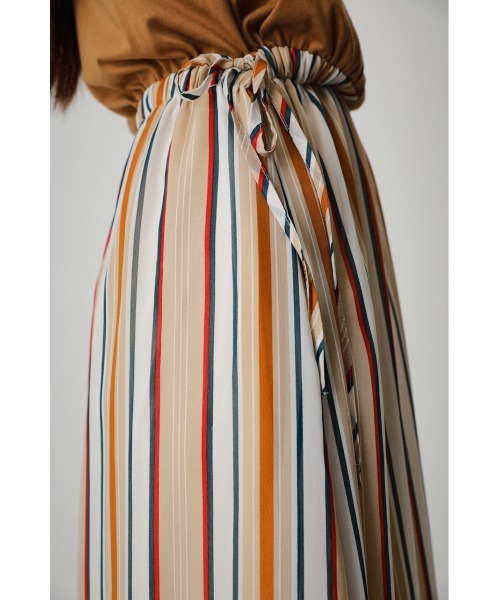 AZUL by moussy（アズールバイマウジー）の「2WAY STRIPE COMBI ONEPIECE/2WAYストライプコンビワンピース（ワンピース・レディース・グリーン系その他/ブラック系その他/ベージュ系その他・SMALL/MEDIUM）」の20枚目の写真