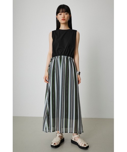 malvi&co　ストライプワンピース　3Y malvi&co ストライプワンピース 3Y