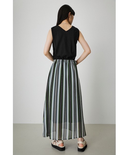 2WAY STRIPE COMBI ONEPIECE/2WAYストライプコンビワンピース