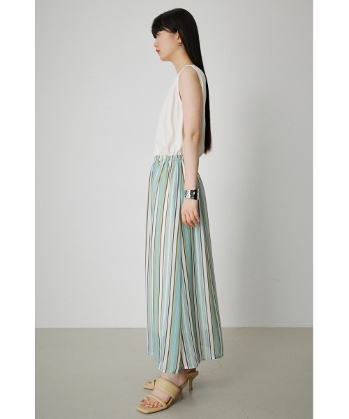 2WAY STRIPE COMBI ONEPIECE/2WAYストライプコンビワンピース