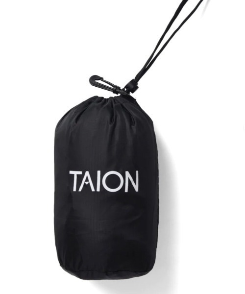 TAION(タイオン)の「CREW NECK W-ZIP DOWN JKT(ダウンジャケット/コート・メンズ・ブラック・S/M/L/XL)」の6枚目の写真