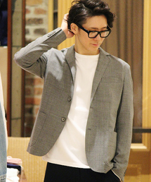 EDIFICE | ◇メランジジョーゼット2Bジャケット(テーラードジャケット)