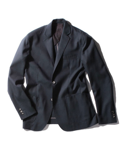 EDIFICE（エディフィス）の「◇メランジジョーゼット2Bジャケット（テーラードジャケット・メンズ・グレー/グリーン/ネイビー・44/46/48）」の2枚目の写真