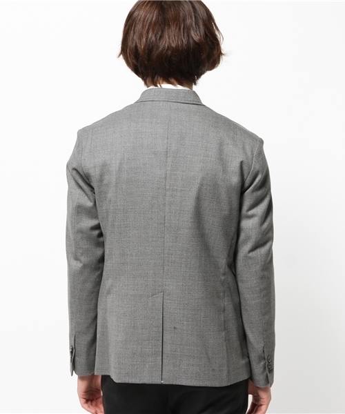 EDIFICE（エディフィス）の「◇メランジジョーゼット2Bジャケット（テーラードジャケット・メンズ・グレー/グリーン/ネイビー・44/46/48）」の6枚目の写真