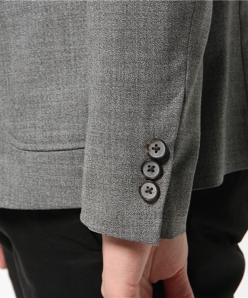 EDIFICE（エディフィス）の「◇メランジジョーゼット2Bジャケット（テーラードジャケット・メンズ・グレー/グリーン/ネイビー・44/46/48）」の13枚目の写真