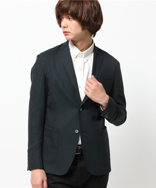 EDIFICE（エディフィス）の「◇メランジジョーゼット2Bジャケット（テーラードジャケット・メンズ・グレー/グリーン/ネイビー・44/46/48）」の12枚目の写真