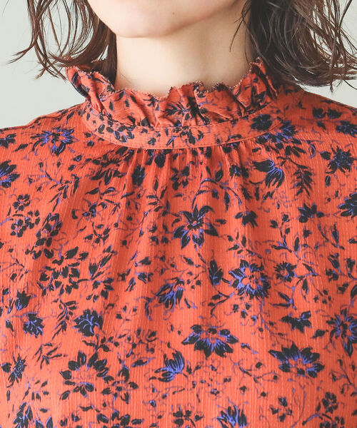 B:MING by BEAMS(ビーミングバイビームス)の「B:MING by BEAMS / フラワープリント ブラウス 22AW(シャツ/ブラウス・レディース・ブラック系/ブラウン系・SMALL/MEDIUM)」の9枚目の写真