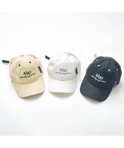 algy(アルジー)の「配色ベルトひんやりキャップ_接触冷感_UVカット(キャップ・キッズ・ブラック/ベージュ/オフホワイト・SMALL/MEDIUM)」の4枚目の写真