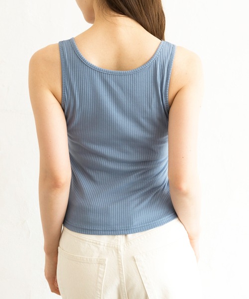 Alite cloth（アリーテクロス）の「オフショルダーカットソー&タンクトップSETアンサンブル（アンサンブル・レディース・ブラック/オフホワイト/ブルー/ライトイエロー・FREE）」の15枚目の写真