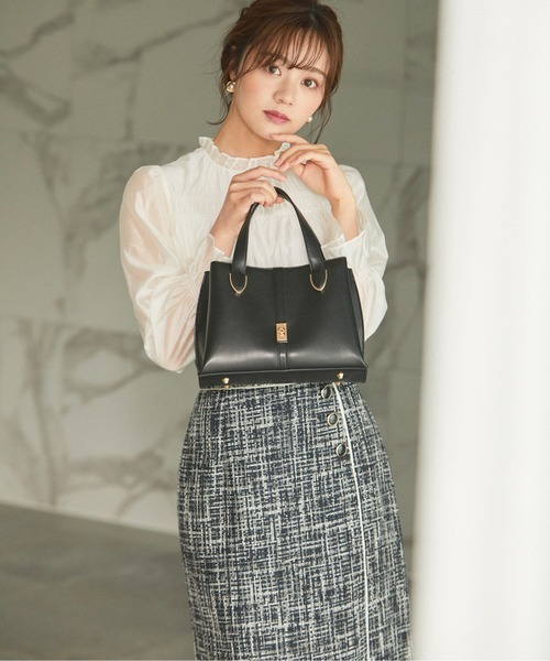 PROPORTION BODY DRESSING（プロポーションボディドレッシング）の「ツイードタイトスカート / 1212220803（スカート・レディース・ネイビー/ホワイト系その他・SMALL/MEDIUM/X-SMALL）」の14枚目の写真