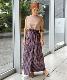 美品 イエナラブークル IÉNA DEVEAUX イカット スカート ロング 美品 イエナラブークル IÉNA DEVEAUX イカット スカート ロング