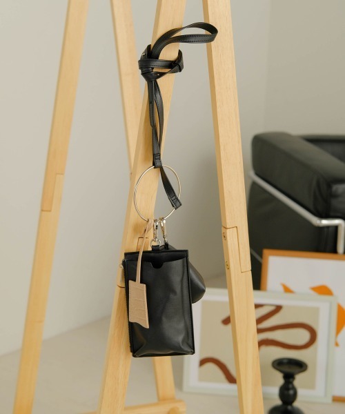 Bab（バブ）の「リングハンドルマルチショルダーバッグ（ショルダーバッグ・レディース・ブラック/ベージュ/パープル/ブラウン/アイボリー・ONESIZE）」の19枚目の写真