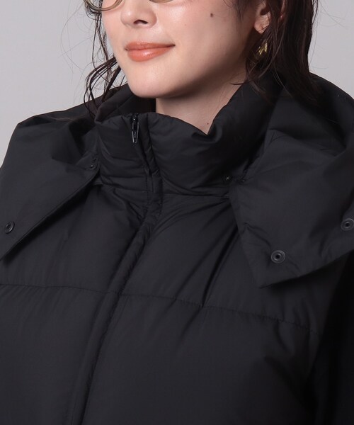 UNTITLED（アンタイトル）の「◆【フード取り外し可能】襟元2WAYダウンベスト＜洗える＞（ダウンベスト・レディース・ブラック/オフホワイト・44/48/00/02/04）」の8枚目の写真