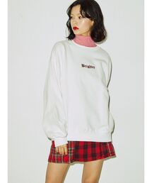 jouetie | バックサテンロゴプルオーバー(スウェット)