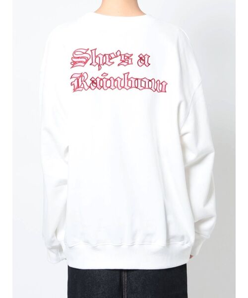 jouetie（ジュエティ）の「バックサテンロゴプルオーバー（スウェット・レディース・レッド/ブラック/オフホワイト・MEDIUM）」の21枚目の写真