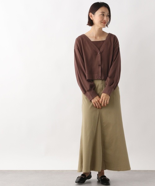 LEPSIM（レプシィム）の「チノマーメイドスカート　345720（スカート・レディース・ベージュ/グレー/カーキ・MEDIUM/LARGE）」の10枚目の写真