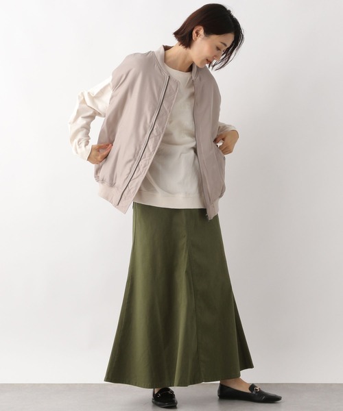 LEPSIM（レプシィム）の「チノマーメイドスカート　345720（スカート・レディース・ベージュ/グレー/カーキ・MEDIUM/LARGE）」の4枚目の写真