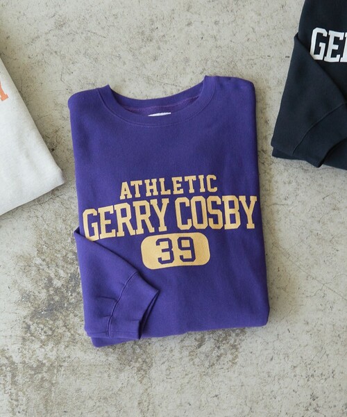 FREAK'S STORE（フリークスストア）の「【WEB限定】Gerry Cosby×FREAK'S STORE/ジェリー・コスビー　Cosby別注カレッジロゴスウェット（スウェット・レディース・ライトグレー/ブラック/パープル/レッド・ﾌﾘ-）」の3枚目の写真