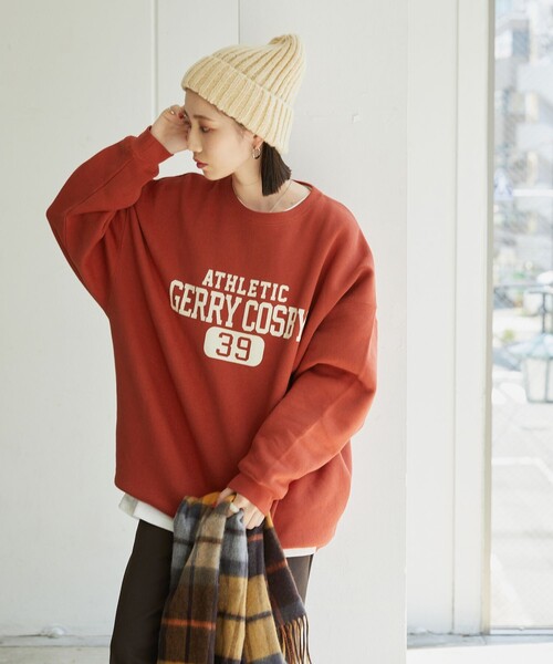 FREAK'S STORE（フリークスストア）の「【WEB限定】Gerry Cosby×FREAK'S STORE/ジェリー・コスビー　Cosby別注カレッジロゴスウェット（スウェット・レディース・ライトグレー/ブラック/パープル/レッド・ﾌﾘ-）」の18枚目の写真