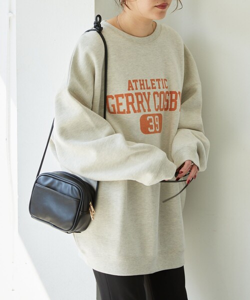 FREAK'S STORE（フリークスストア）の「【WEB限定】Gerry Cosby×FREAK'S STORE/ジェリー・コスビー　Cosby別注カレッジロゴスウェット（スウェット・レディース・ライトグレー/ブラック/パープル/レッド・ﾌﾘ-）」の19枚目の写真