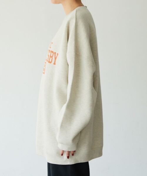 FREAK'S STORE（フリークスストア）の「【WEB限定】Gerry Cosby×FREAK'S STORE/ジェリー・コスビー　Cosby別注カレッジロゴスウェット（スウェット・レディース・ライトグレー/ブラック/パープル/レッド・ﾌﾘ-）」の7枚目の写真