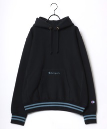 Champion（チャンピオン）の「Champion/チャンピオン REVERSE WEAVE/リバースウィーブ 裏起毛 リブライン ワンポイント刺繍 スウェット パーカー（パーカー・メンズ）」