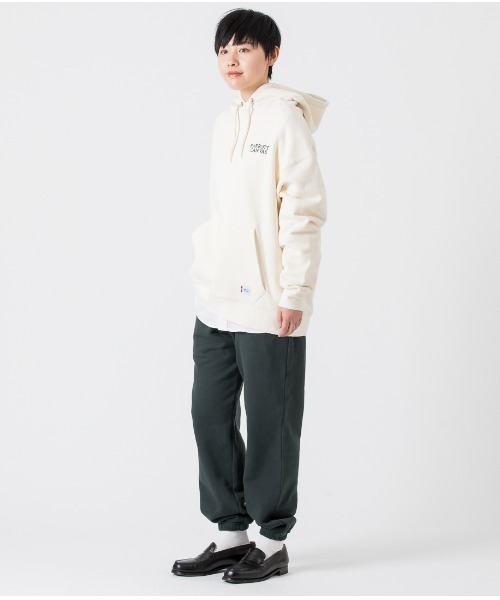 PARROTT CANVAS(パロットキャンバス)の「PARROTT CANVAS/パロットキャンバス カレッジロゴスウェットパンツ(その他パンツ・レディース・グリーン/ネイビー/キナリ・M/S/L)」の9枚目の写真