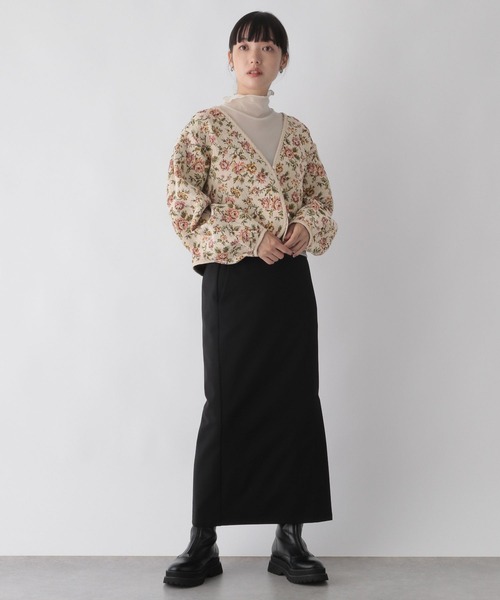 LOWRYS FARM（ローリーズファーム）の「アソートゴブランカーディガン　150789（カーディガン/ボレロ・レディース・ブラック/ブラウン/アイボリー/その他・FREE）」の6枚目の写真