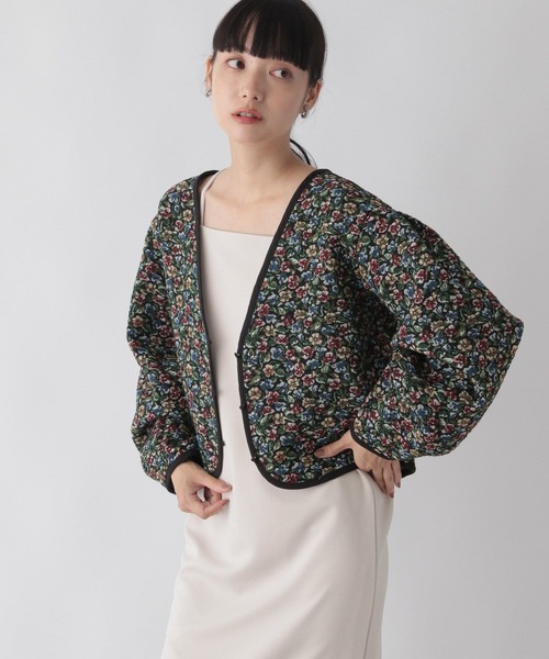 LOWRYS FARM（ローリーズファーム）の「アソートゴブランカーディガン　150789（カーディガン/ボレロ・レディース・ブラック/ブラウン/アイボリー/その他・FREE）」の12枚目の写真