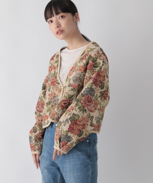 LOWRYS FARM（ローリーズファーム）の「アソートゴブランカーディガン　150789（カーディガン/ボレロ・レディース・ブラック/ブラウン/アイボリー/その他・FREE）」の18枚目の写真