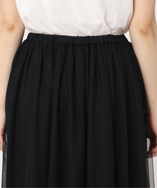 JOURNAL STANDARD relume(ジャーナルスタンダード レリューム)の「■《追加2》ウォッシャブルチュールイージースカート(スカート・レディース・ブラック・FREE)」の17枚目の写真