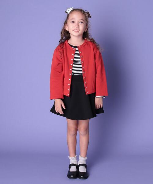 agnes b.(アニエスベー)の「【Outlet】M001 E CARDIGAN キッズ カーディガンプレッション(カーディガン/ボレロ・キッズ・オレンジ・4YEAR/6YEAR/8YEAR/10YEAR/12YEAR)」の5枚目の写真